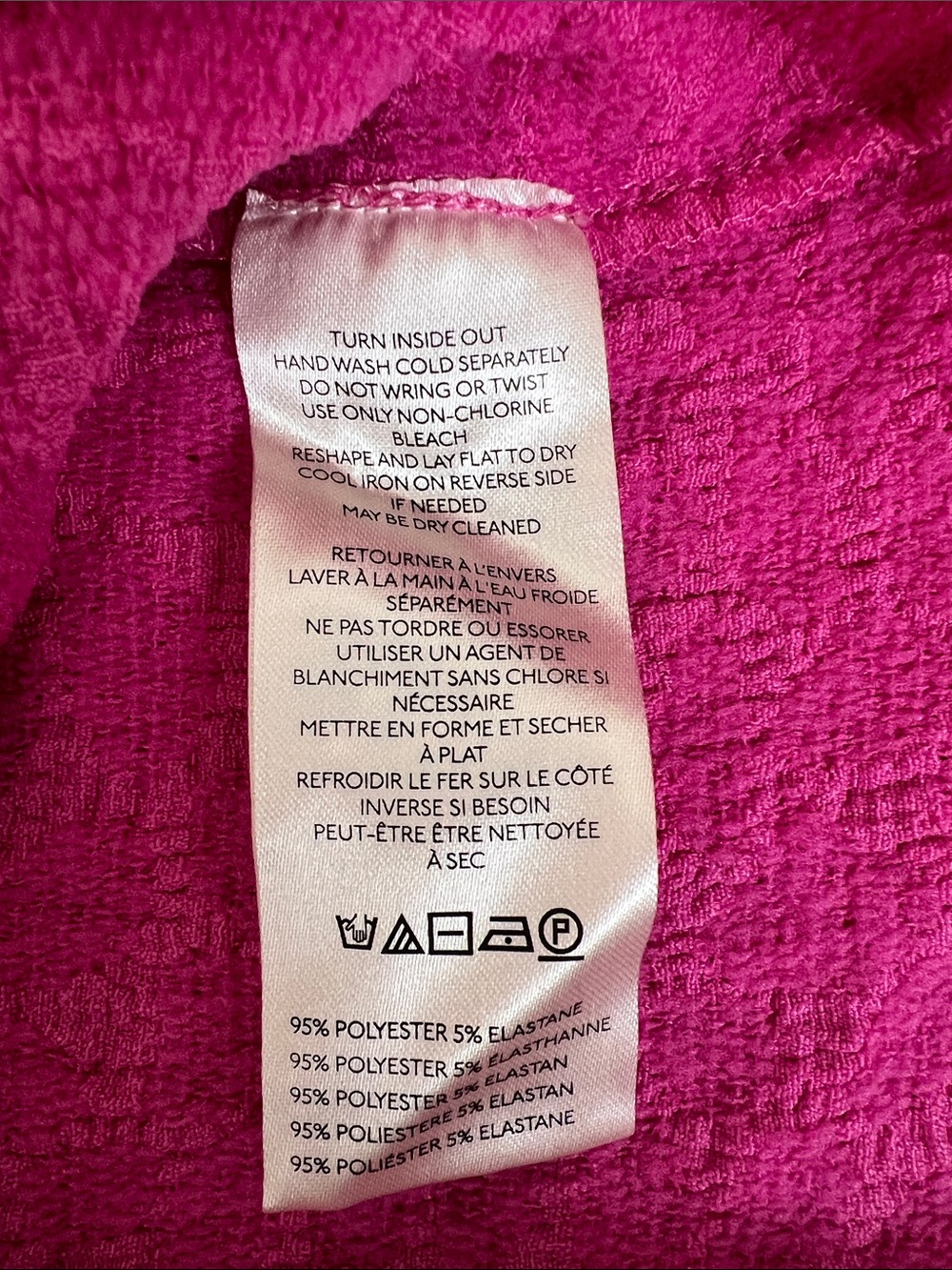 NWT Anthropologie Maeve Socialite Popcorn Pink Rose Tee Size XXS - Picture 9 of 9